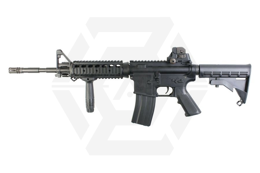King Arms AEG M4 RIS Ultra Grade (Black) - Main Image © Copyright Zero One Airsoft