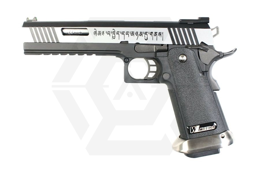 WE GBB 6" IREX (Silver Barrel) - Main Image © Copyright Zero One Airsoft