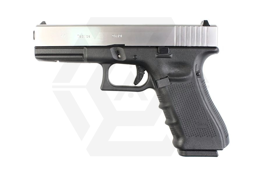 WE GBB GK17 G4 (Silver) - Main Image © Copyright Zero One Airsoft