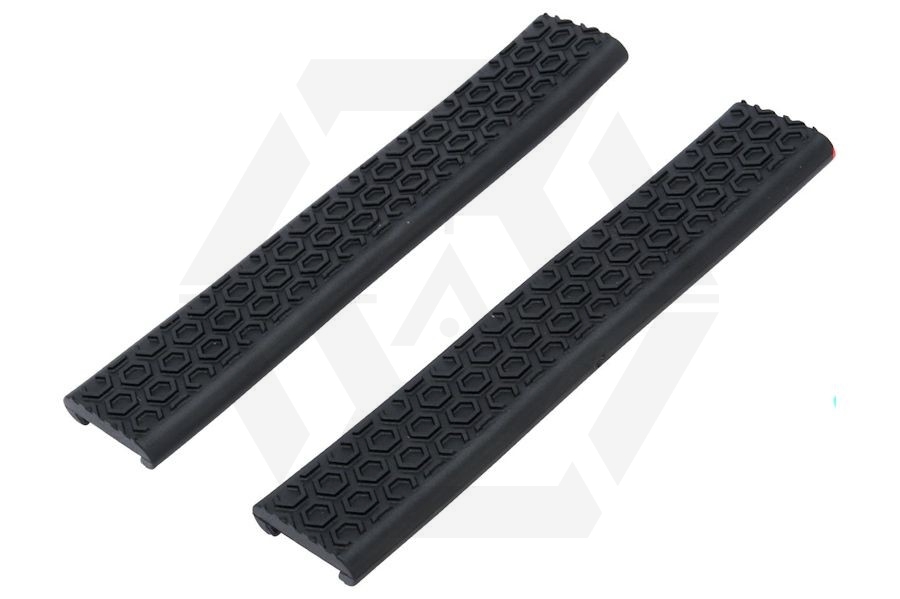 ZO Rubber Honeycomb Rail Cover Set (Black) - Main Image © Copyright Zero One Airsoft