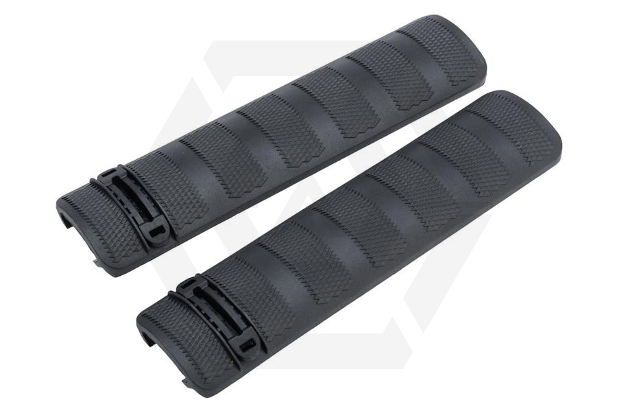 DYTAC 6" Polymer Rail Covers (Black) - Main Image © Copyright Zero One Airsoft
