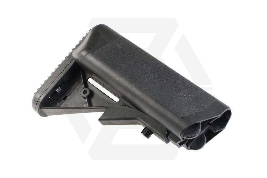 A&K PTW Type Crane Stock for PTW/STW M4 (Black) - Main Image © Copyright Zero One Airsoft