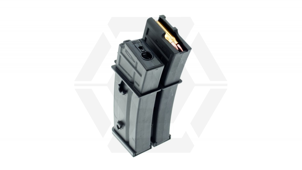 Matrix AEG Electric Auto-Winding Mag for G39 1000rds (Black) - Main Image © Copyright Zero One Airsoft