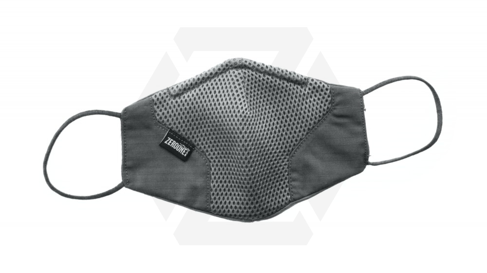 ZO MESH Vent Face Covering (Grey) - Main Image © Copyright Zero One Airsoft