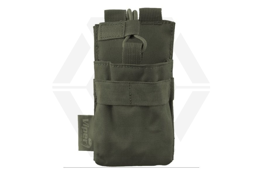 Viper MOLLE GPS/Radio/Phone Pouch (Olive) - Main Image © Copyright Zero One Airsoft