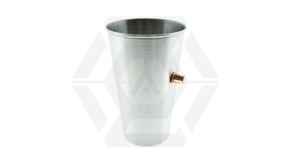 Caliber Gourmet Last Man Standing Pint Glass (Stainless Steel) - Main Image © Copyright Zero One Airsoft