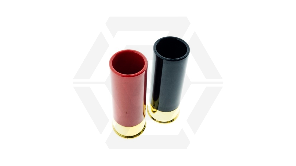 Caliber Gourmet Shotgun Shell Shot Glasses (Black & Red) - Main Image © Copyright Zero One Airsoft