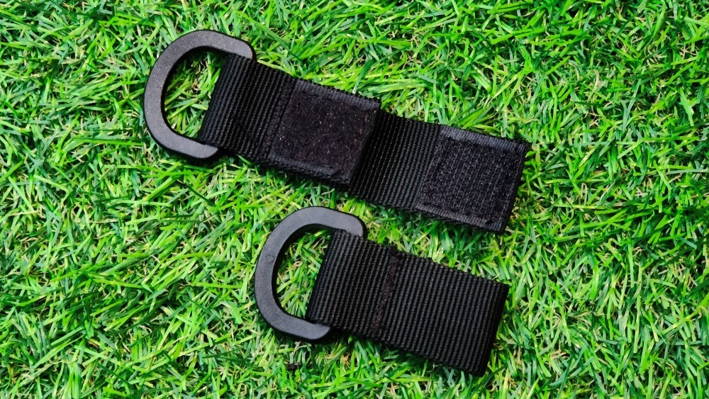 ZO Molle Velcro D-Loop (Pack of 2) (Black) Zero One Airsoft