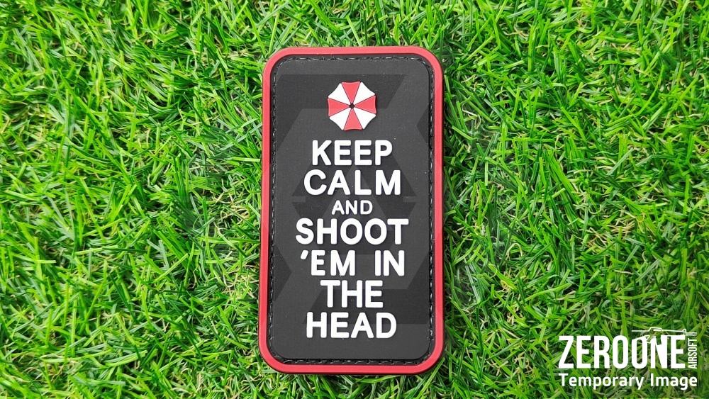 ZO PVC Velcro Patch "Keep Calm & Shoot'Em"