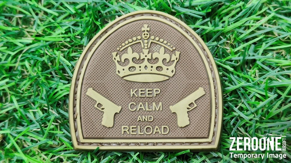ZO PVC Velcro Patch "Keep Calm & Reload"