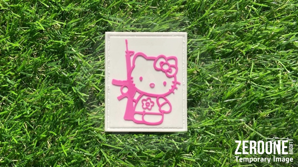 ZO PVC Velcro Patch "Tactical Kitty" - Main Image © Copyright Zero One Airsoft