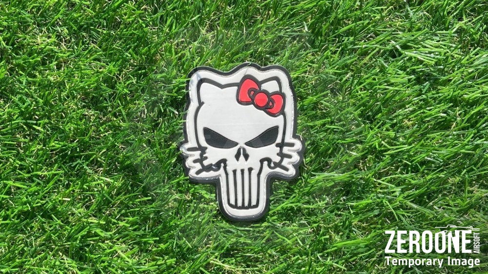 ZO PVC Velcro Patch "Tactical Hello Kitty" (White)