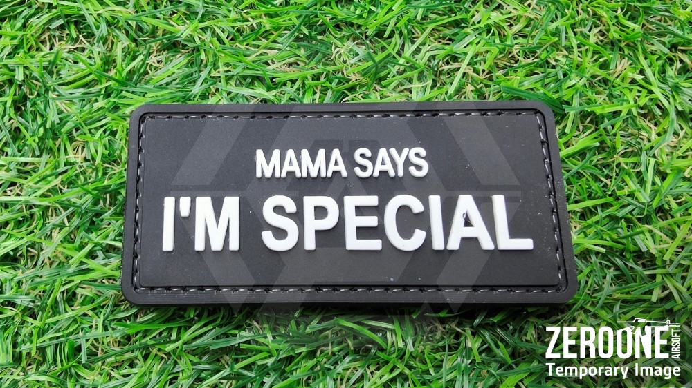 ZO PVC Velcro Patch "Mama Says"