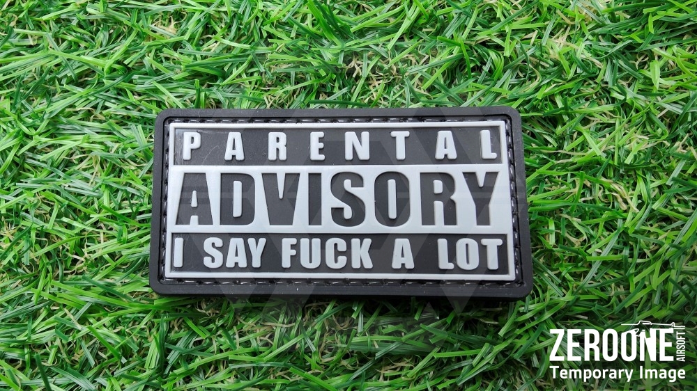 ZO PVC Velcro Patch "Parental Advisory"