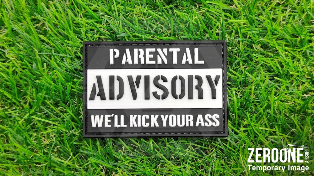 ZO PVC Velcro Patch "Kick Your Ass"