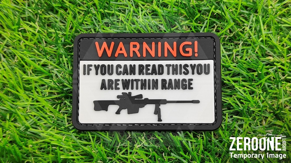ZO PVC Velcro Patch "Within Range"