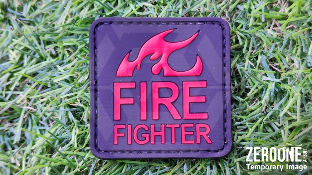 ZO PVC Velcro Patch "Fire Fighter" Zero One Airsoft