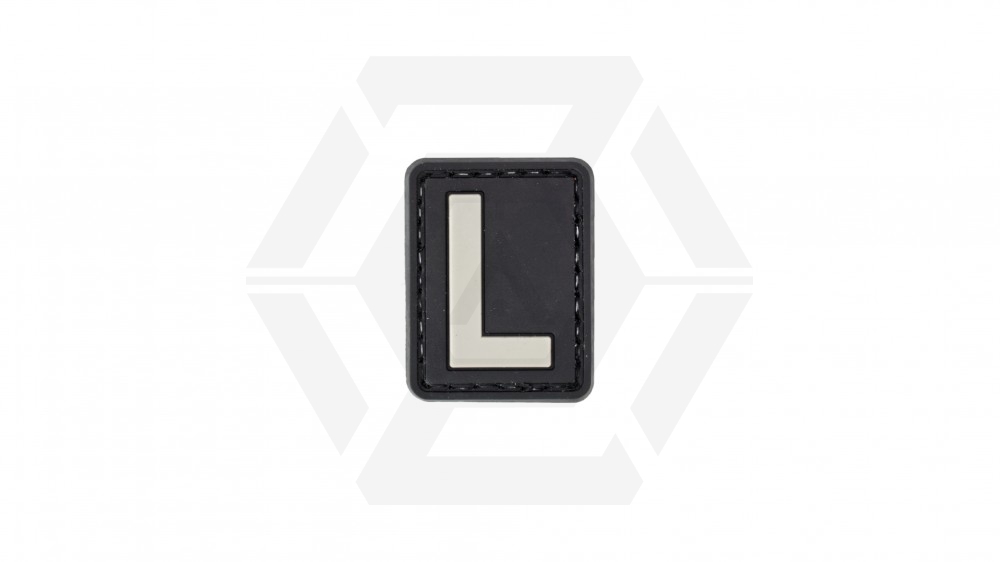 ZO PVC Velcro Patch &quotLetter L" - Main Image © Copyright Zero One Airsoft