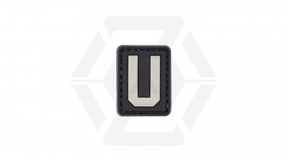 ZO PVC Velcro Patch &quotLetter U" - Main Image © Copyright Zero One Airsoft