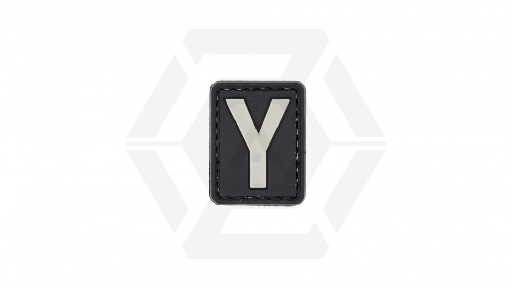 ZO PVC Velcro Patch &quotLetter Y" - Main Image © Copyright Zero One Airsoft
