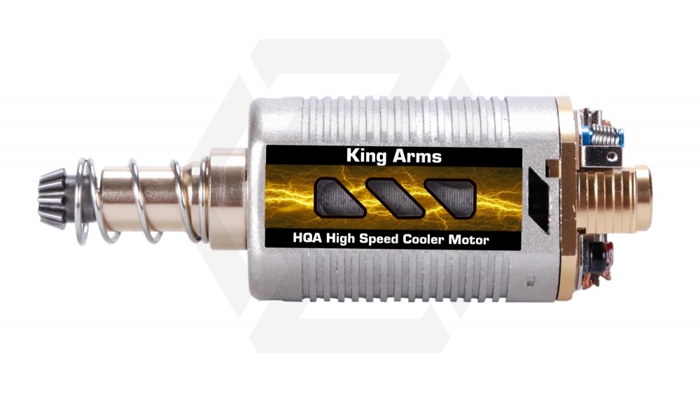 King Arms HQA High Speed Cooler Motor with Long Shaft - Main Image © Copyright Zero One Airsoft