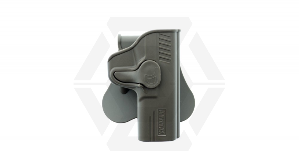 Amomax Rigid Polymer Holster for M&P9 (Dark Earth) - Main Image © Copyright Zero One Airsoft
