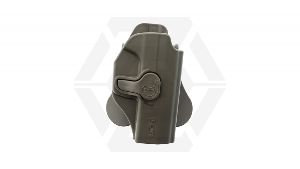 Amomax Rigid Polymer Holster for P99 (Dark Earth) - Main Image © Copyright Zero One Airsoft