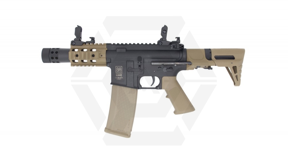 Specna Arms AEG SA-C10 CORE PDW Carbine (Black & Tan) - Main Image © Copyright Zero One Airsoft