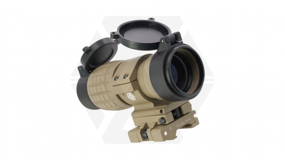 ZO ET Style 4x FXD Magnifier (Dark Earth) - Main Image © Copyright Zero One Airsoft