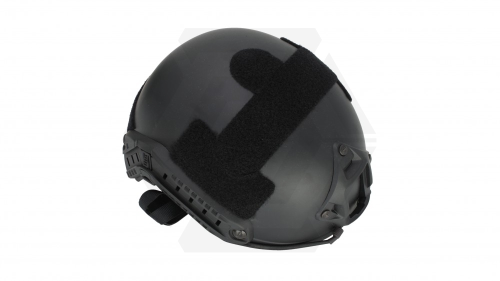 ZO FAST Helmet with Rail Retention System (Black) - Main Image © Copyright Zero One Airsoft