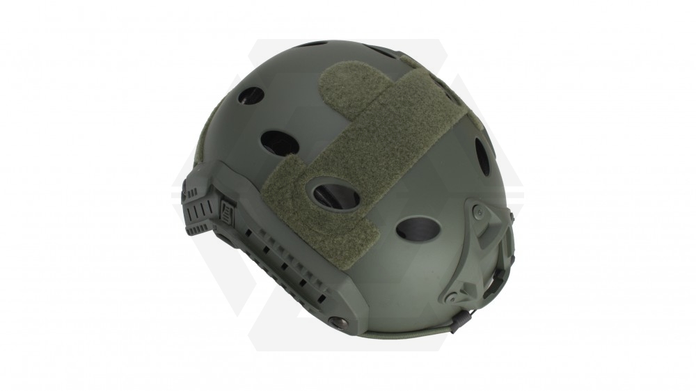 ZO Maritime Helmet with Rail Retention System (Olive) - Main Image © Copyright Zero One Airsoft