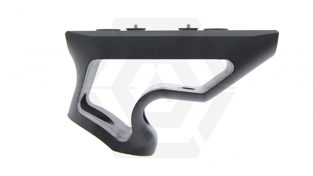 ZO Short CNC Aluminium Angled Grip for KeyMod (Black) - Main Image © Copyright Zero One Airsoft