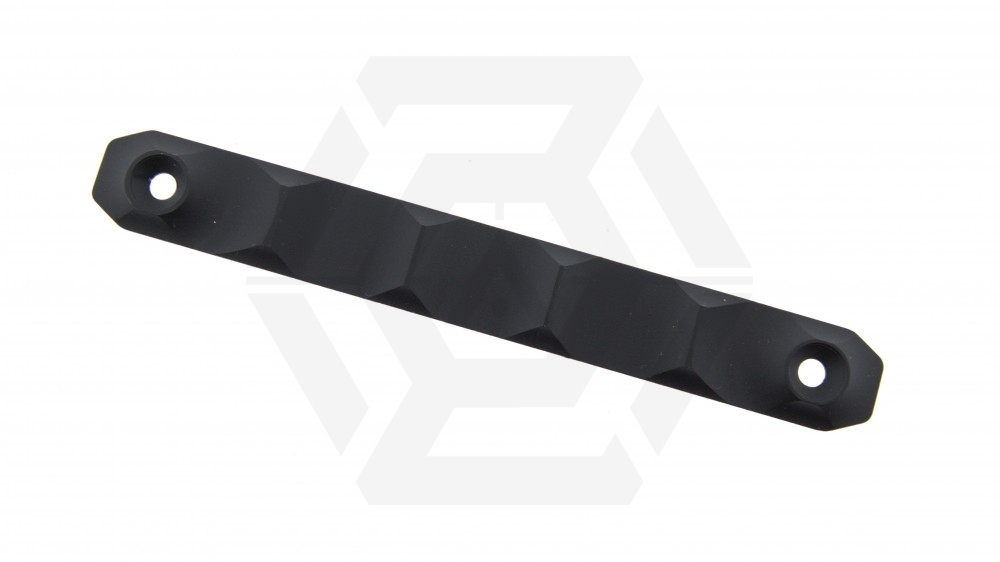 ZO CNC Aluminium Cover Panel Long for KeyMod & MLock (Black) - Main Image © Copyright Zero One Airsoft