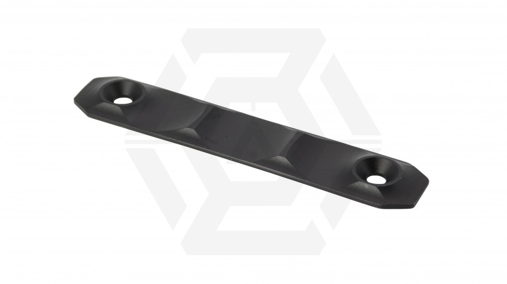 ZO CNC Aluminium Cover Panel Short for KeyMod & MLock (Black) - Main Image © Copyright Zero One Airsoft