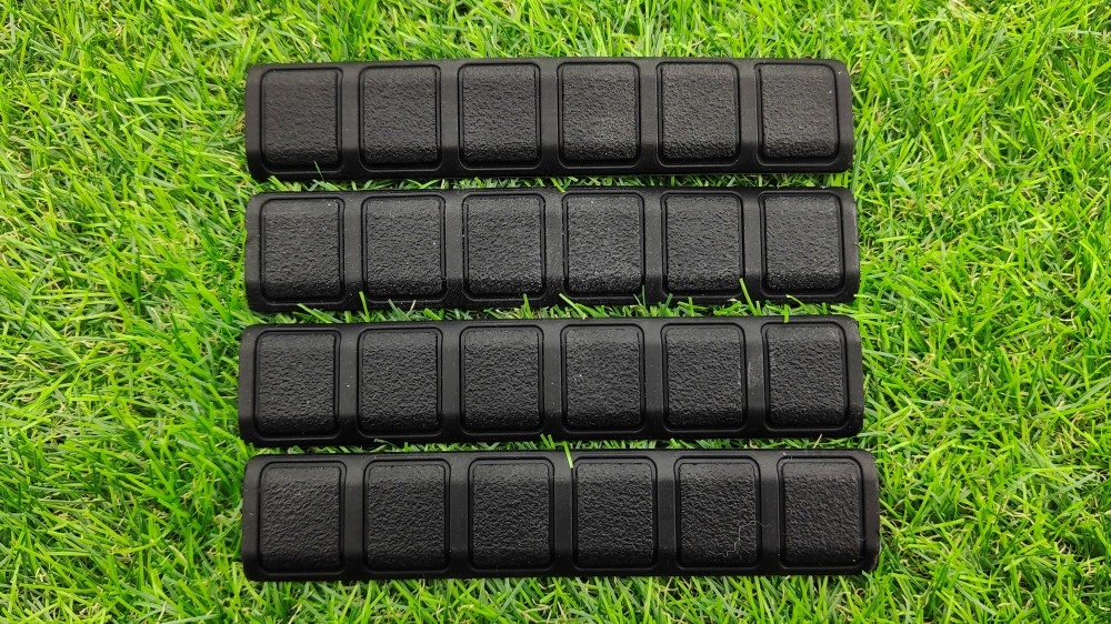 ZO Type-B Soft Rail Cover Set for KeyMod (Black) - Main Image © Copyright Zero One Airsoft