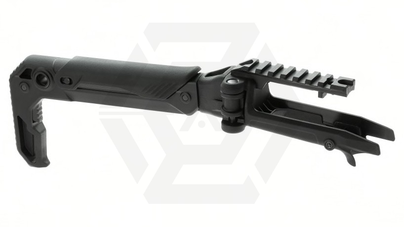 Action Army Folding Stock for AAP01 (Black) - Main Image © Copyright Zero One Airsoft