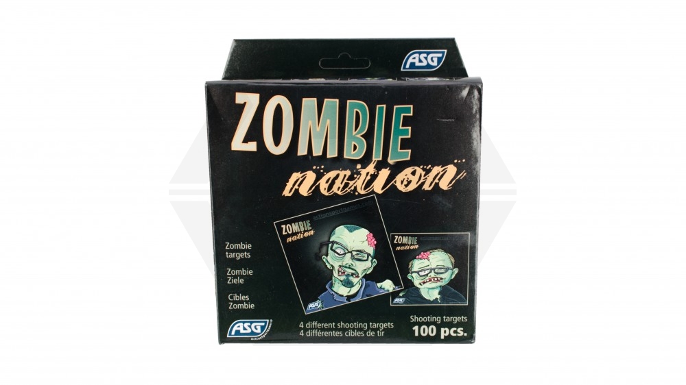 ASG Zombie Target Pack of 100 Targets - Main Image © Copyright Zero One Airsoft