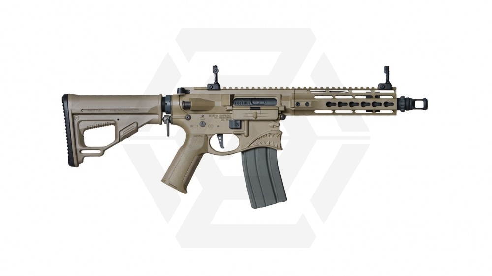Ares/EMG AEG Sharps Bros Licensed M4 "Hellbreaker-S" with EFCS (Dark Earth) - Main Image © Copyright Zero One Airsoft
