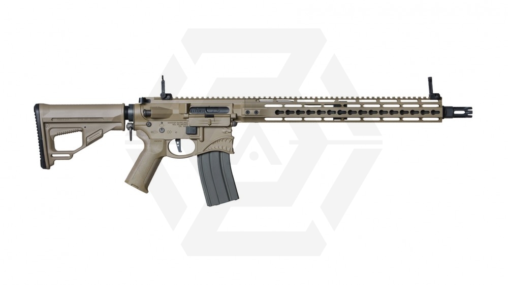 Ares/EMG AEG Sharps Bros Licensed M4 &quotHellbreaker-L" with EFCS (Dark Earth) - Main Image © Copyright Zero One Airsoft
