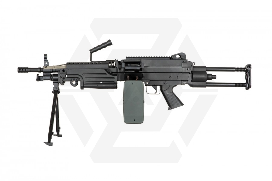 Specna Arms AEG SA-249 PARA CORE (Black) - Main Image © Copyright Zero One Airsoft