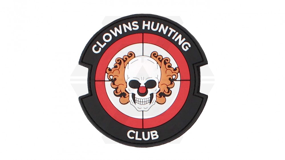 101 Inc PVC Velcro "Clowns Hunting Club" - Main Image © Copyright Zero One Airsoft