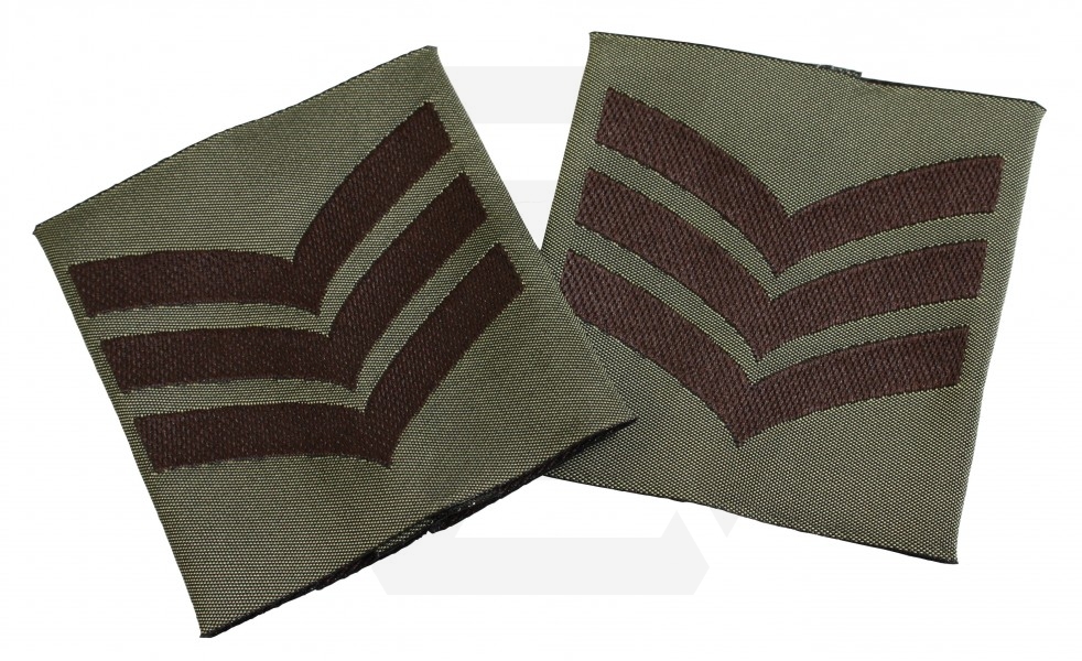 Combat Patch Pair - Sgt (Subdued) - Main Image © Copyright Zero One Airsoft
