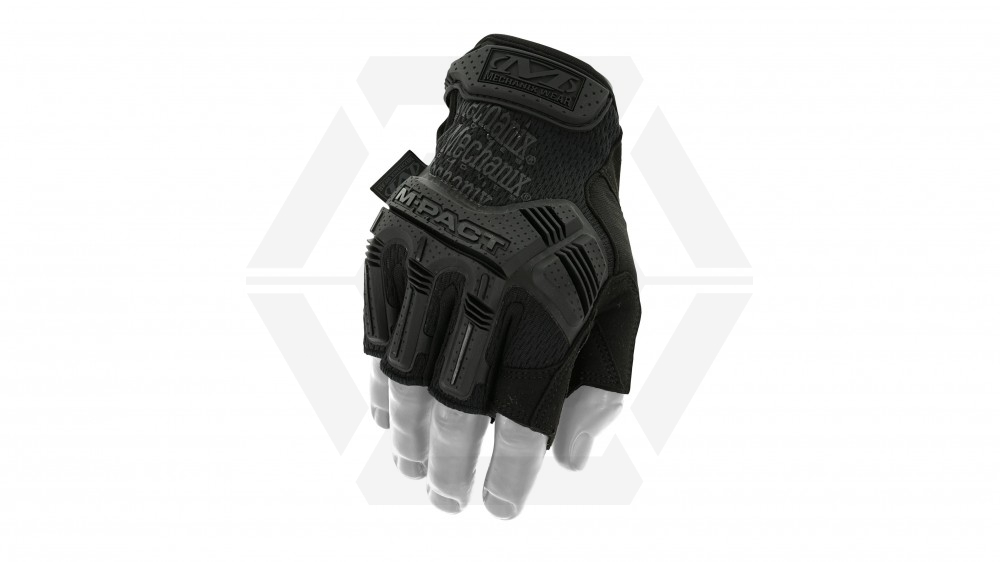 Mechanix M-Pact Fingerless Gloves (Black) - Size Extra Large - Main Image © Copyright Zero One Airsoft