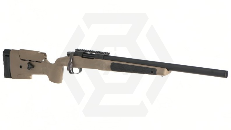 Maple Leaf MLC-338 Bolt Action Sniper Rifle Deluxe Edition (Dark Earth) - Main Image © Copyright Zero One Airsoft