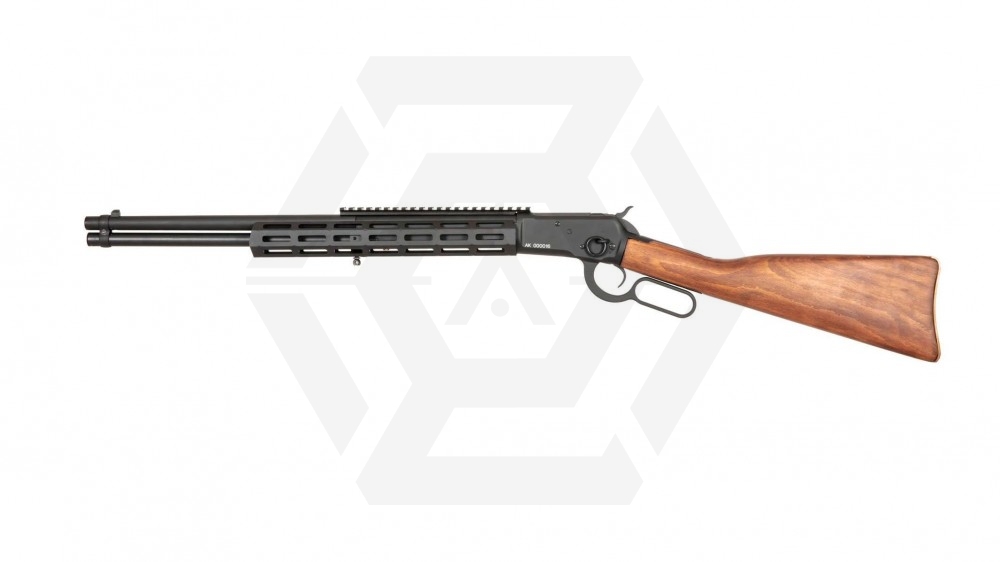 A&K Gas Rifle 1892AR M-Lok Real Wood - Main Image © Copyright Zero One Airsoft