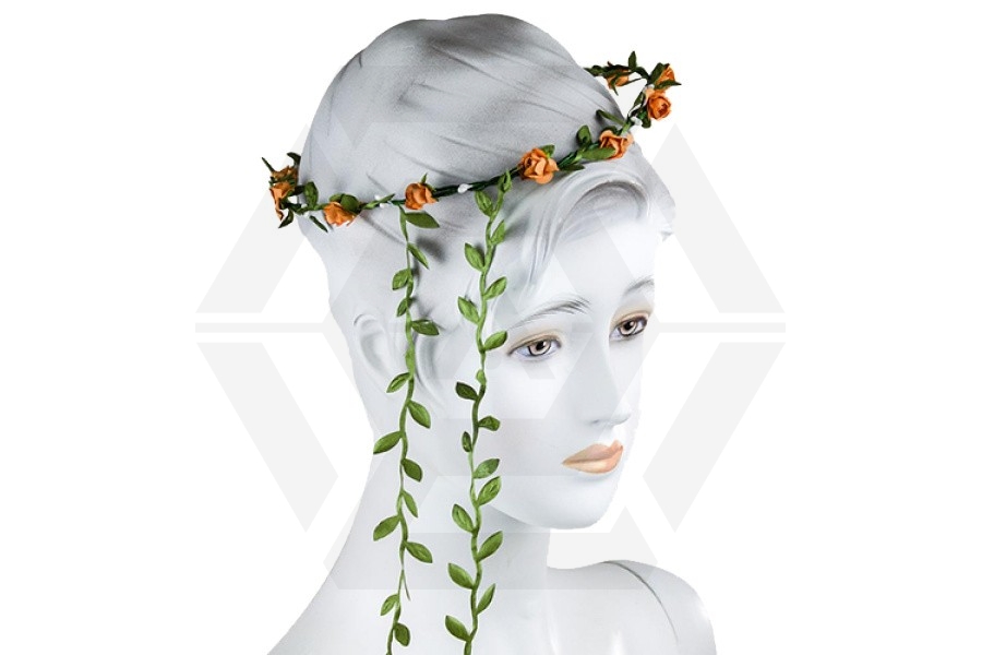 National Airsoft Festival Flower Headband (Orange - BRAVO) - Main Image © Copyright Zero One Airsoft
