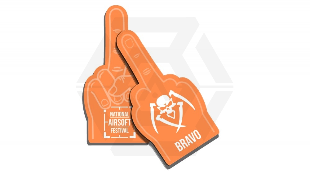 National Airsoft Festival Foam Finger - BRAVO *Pre-Order for NAF22* - Main Image © Copyright Zero One Airsoft