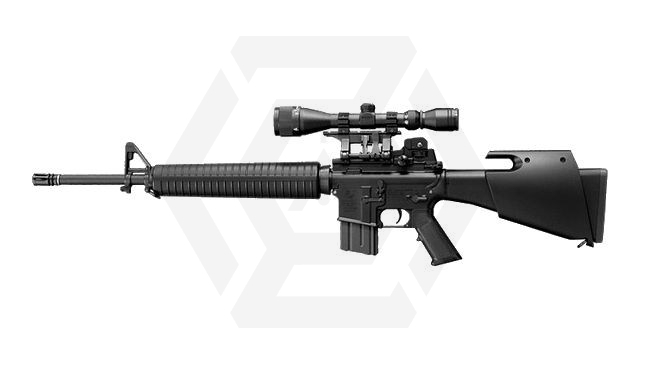 Exclusive Collectable - Tokyo Marui AEG Limited Edition 25 GOLGO13 M16A2 CUSTOM in Original Wrapping (Black) - Main Image © Copyright Zero One Airsoft
