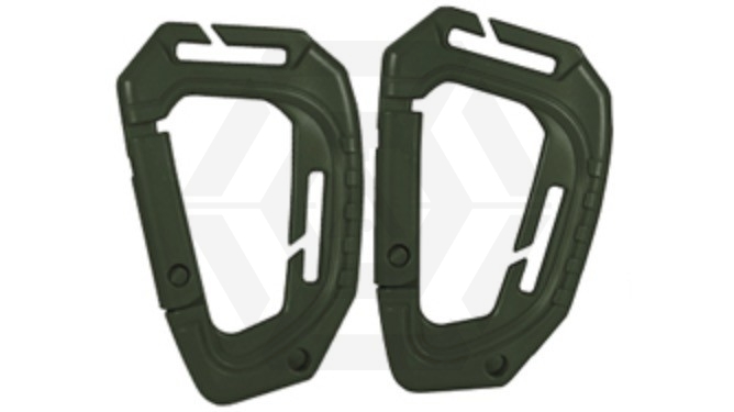 Viper Special Ops Carabiner Set of 2 (Olive) - Main Image © Copyright Zero One Airsoft