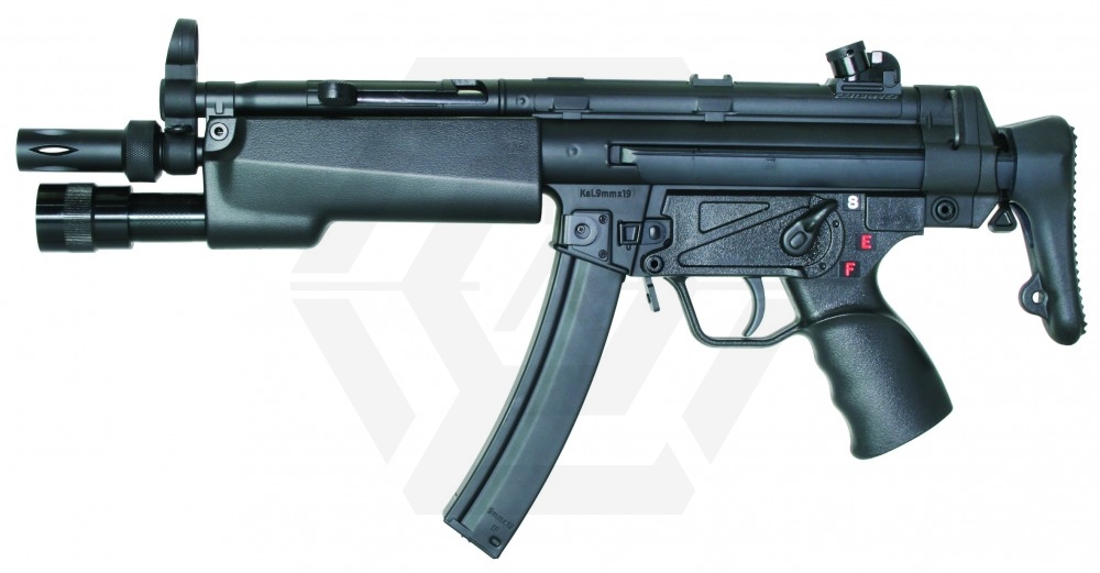 Classic Army AEG PM5 A3 with Flashlight Handguard - Main Image © Copyright Zero One Airsoft